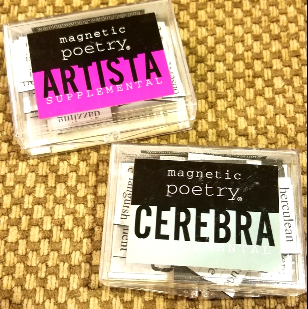 Magnetic Poetry, brand new in box! 2 boxes